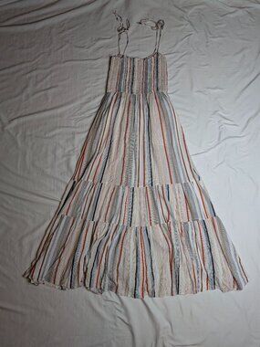 Storia Women’s Colorful Striped Dress – Size Small